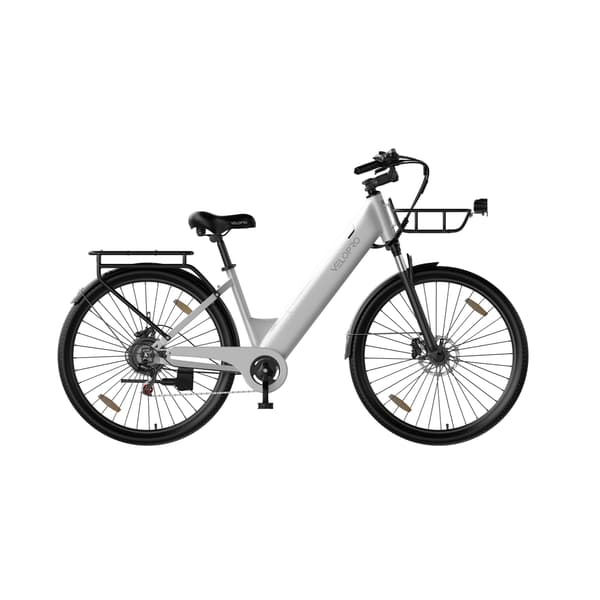 Elcykel 250W Velopro C1PRO, 36V 18Ah, Vit