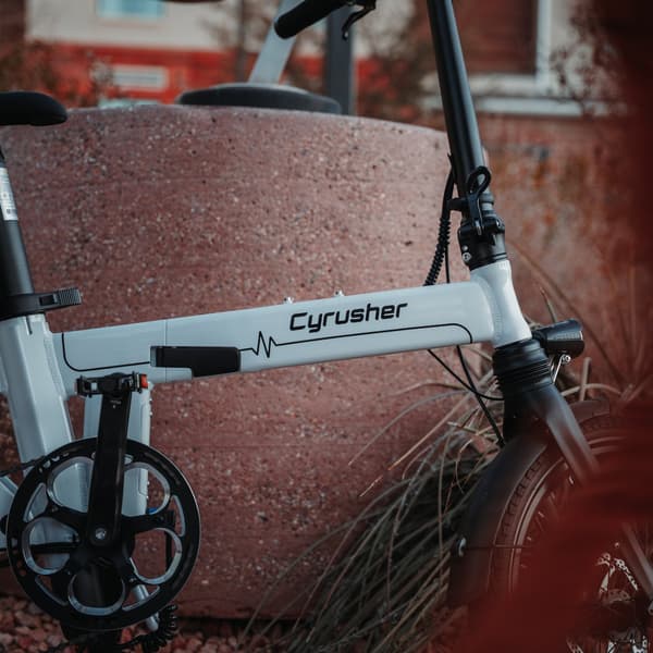 Sammenklappelig elcykel Cyrusher Sonder, Hvid