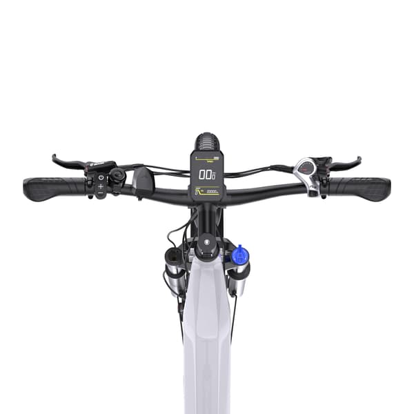 El-bycykel OneSport OT05, 27,5", support-app, Vit