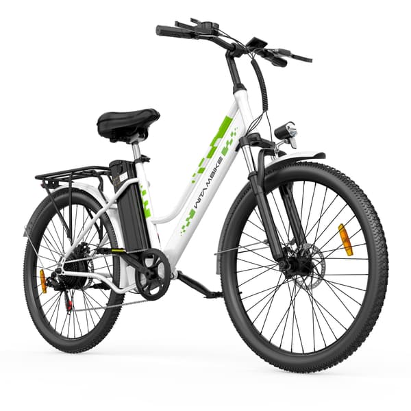 Elcykel Witambike C26, 250W 26\" 80km Räckvidd, Vit