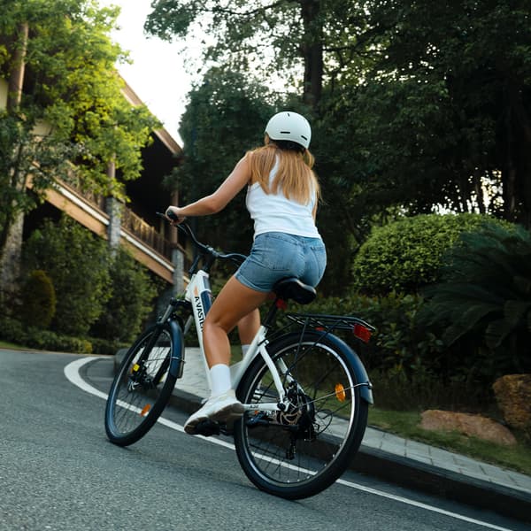 Elcykel AVDL A32, 48V 10.4Ah batteri, 26\", Vit