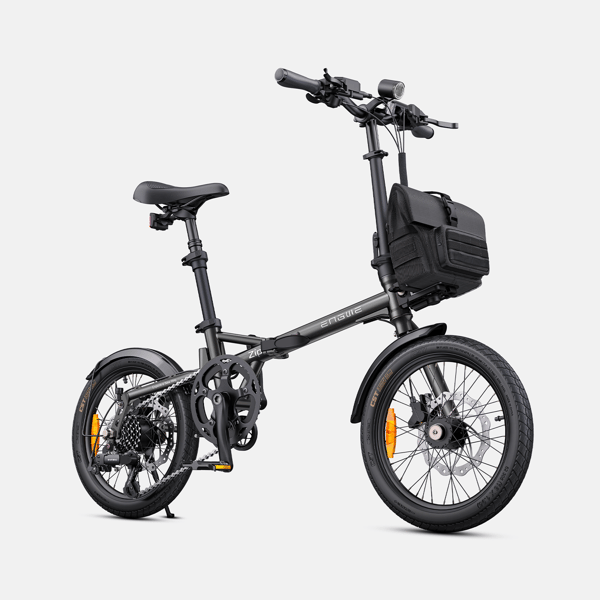 ENGWE ZIP Lättvikts Hopfällbar Elcykel 16\", 250W, Momentsensor, Grå
