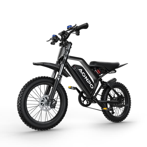 Elektrisk terræncykel AONPO V21, 52V 20Ah, fuld affjedring