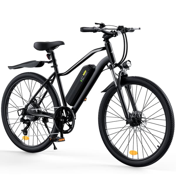Elcykel 26\" iScooter EB3S, 60 km rækkevidde, Shimano 7-gear, sort