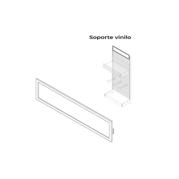 Stöd För Vinylskivor Modul Vit 00030