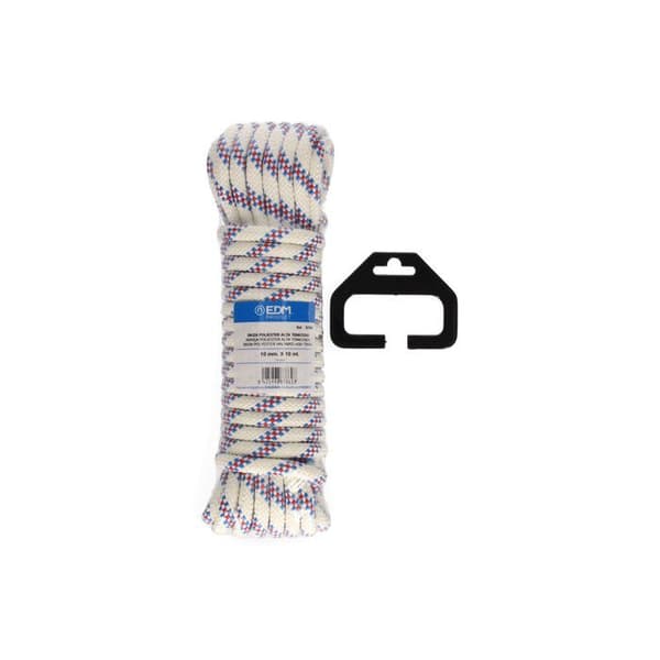 Polyesterlina - EDM - Trikolor - 10 m - Hög hållfasthet - Kaliber 10 mm