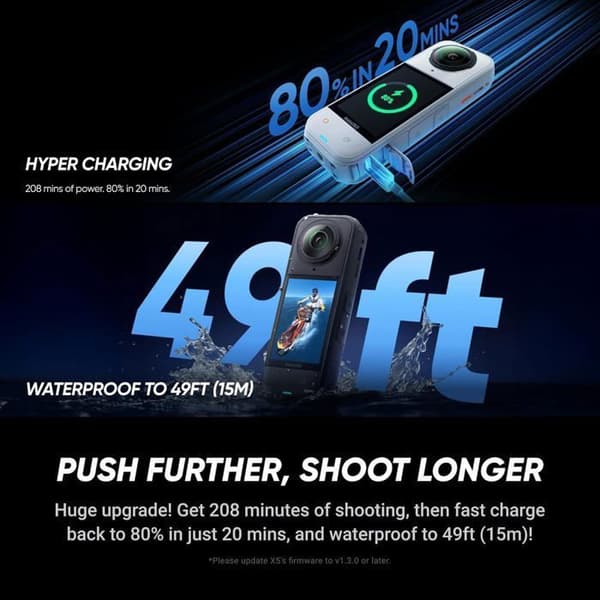 Pack Insta360 X5 Standard -8K Vit satin