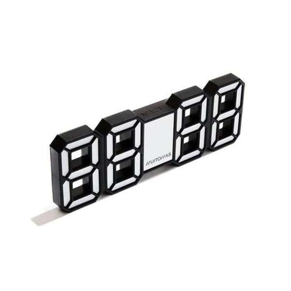Muitomas Neon Digital Klocka Vit