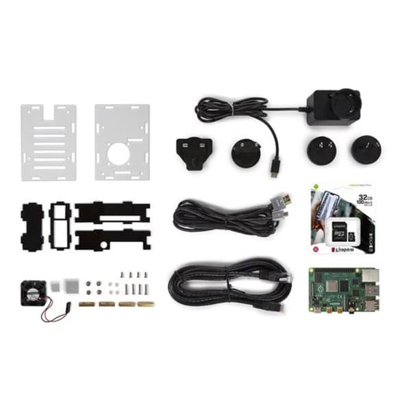 Whadda Raspberry Pi 4 startkit (4 GB) med kylskåp