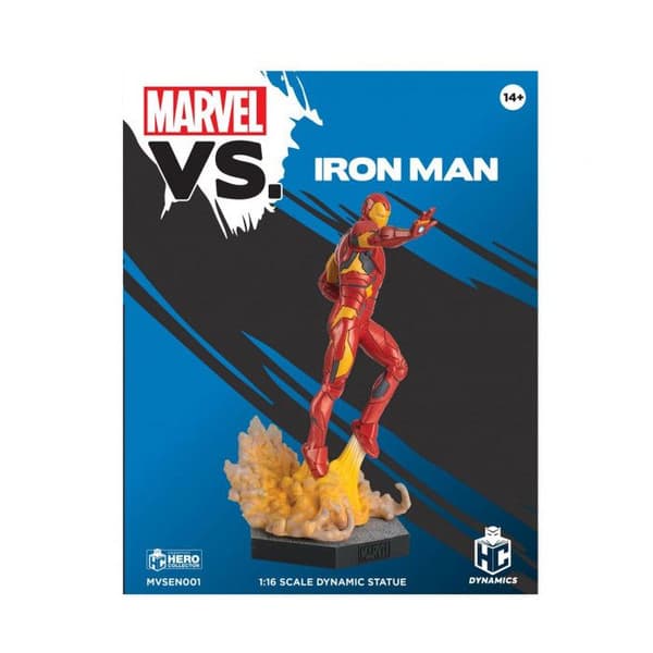 Marvel 1:18 Dynamics figurin - Iron Man 13 cm