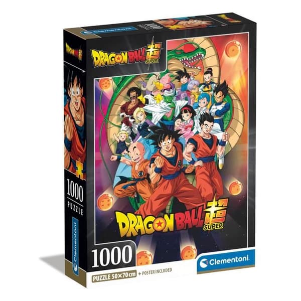 Pussel 1000 bitar + affisch: Dragon Ball