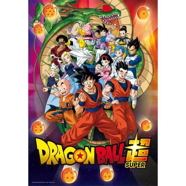 Pussel 1000 bitar + affisch: Dragon Ball