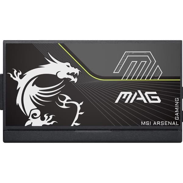 Intern matning MSI modulär MAG A1200PLS PCIE5 1200 W 80 PLUS Platinum Svart
