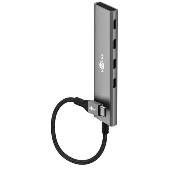 Slim 4-Port Hub USB, USB-C till USB-C