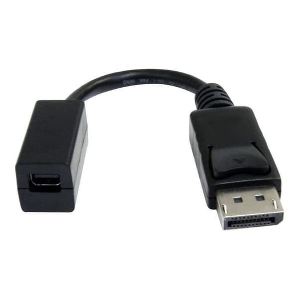 Videoadapterkabel - STARTECH - DP till Mini DP - 15 cm - Hane till Hona - Svart/Vit