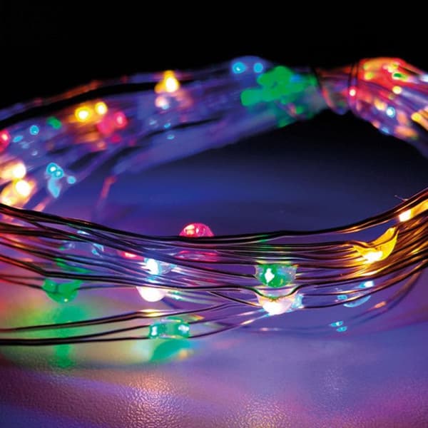 40 MICROLED FÄRGAD BATTERIDRIVEN