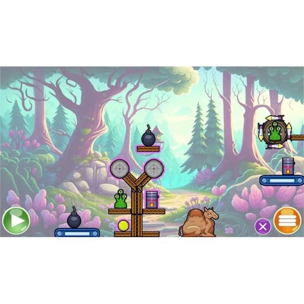 Videospel - JUST FOR GAMES - Contraptions Collection - Nintendo Switch - Pussel - PEGI 7+