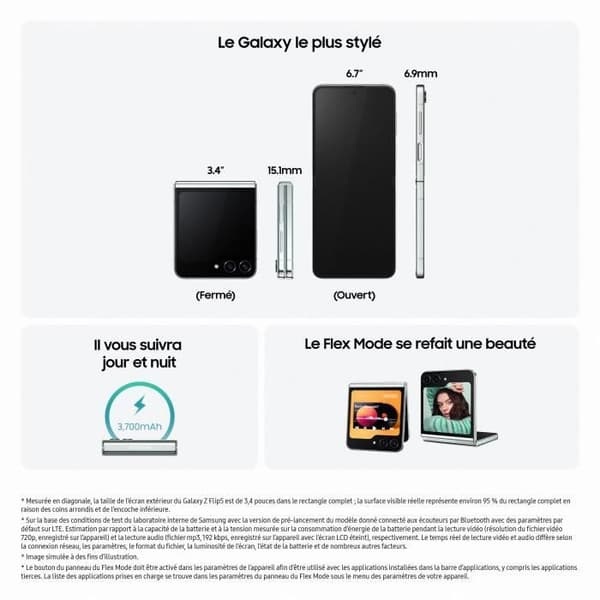 SAMSUNG Galaxy Z Flip5 256GB lavendel