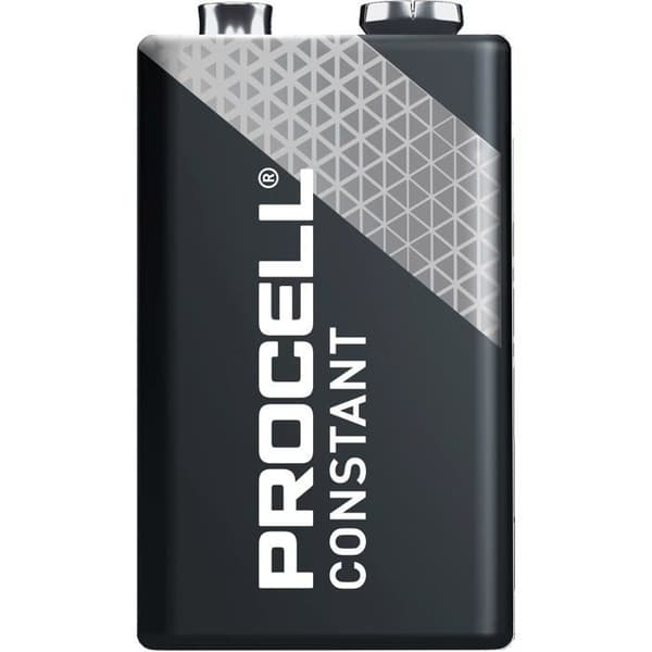 Procell Alkaline Constant Power 9V, batteri 10 stycken, block E (9 volt block)