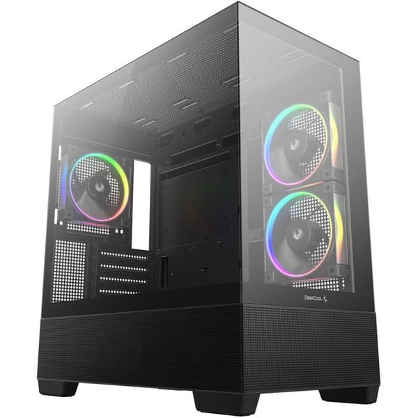 PC-chassi - DEEPCOOL - CG380 3F - Mid-tower - Micro-ATX - 3 inkluderade ARGB-fläktar