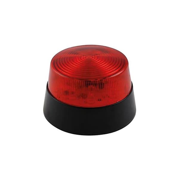 LED-Stroboskop - Röd - 12 Vcc - ø 77 Mm