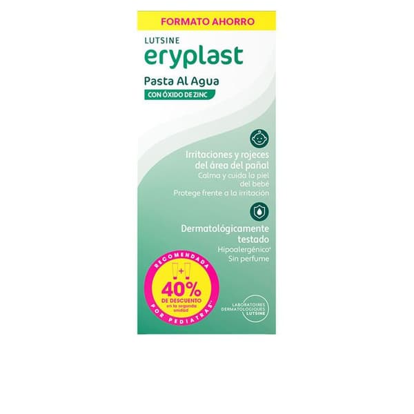 Kräm och puder för blöjbyte ERYPLAST vattenbaserad pasta 2 x 125 gr