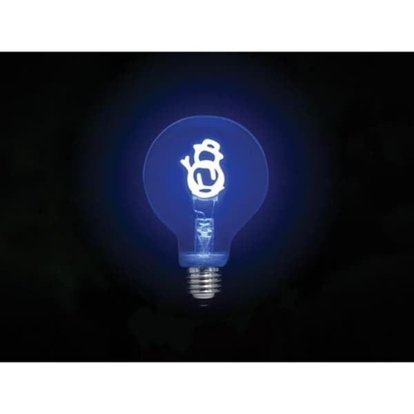 LED-lampa - VELLIGHT - Snögubbe - Guldtråd - 2W - 25000h - E27