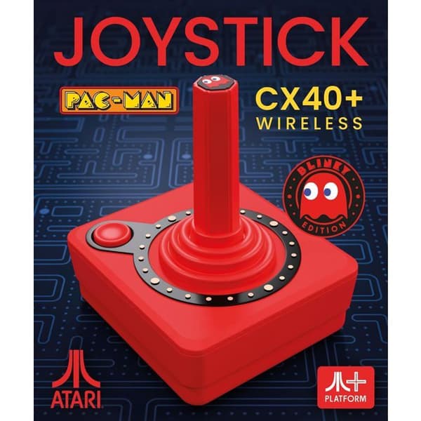 Pac-Man CX-40+ trådlös joystick - Röd Blinky