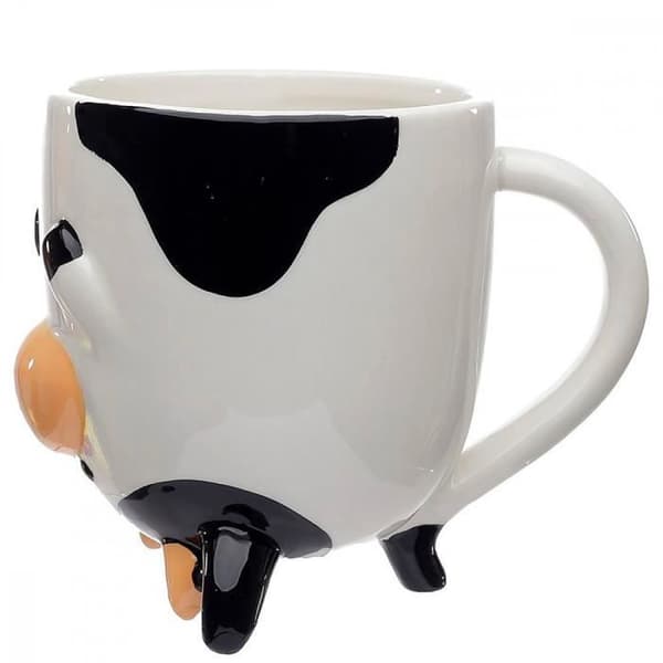Cow vändbar mugg