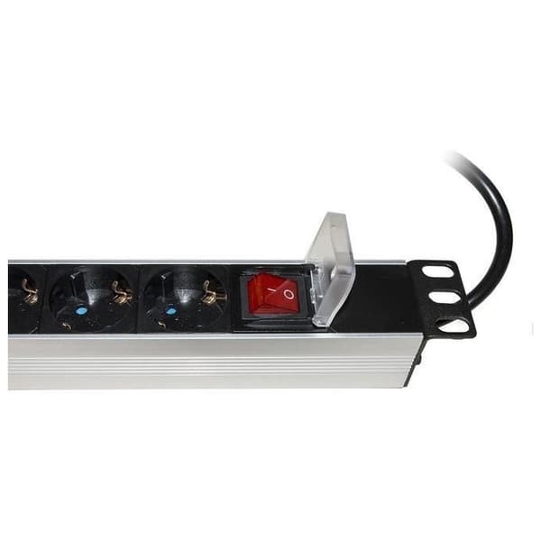 MULTIPRESA LINK I RACK 19", 8 PRESE SCHUKO MED INTERUTTORE SPINA SCHUKO 16A