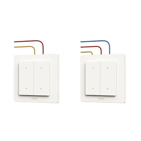 Strömbrytare - AQARA - H2 - 4 Knappar - Zigbee - Energikontroll