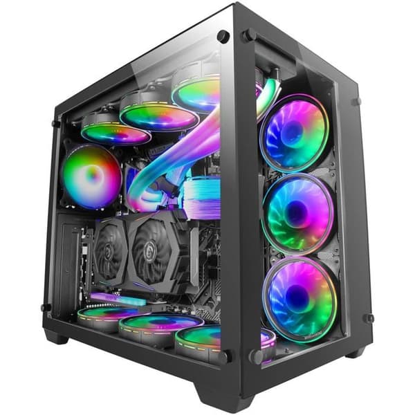 PC Chassi - Mars Gaming - MCV3 - E-ATX - Dubbelglas - XXL Kapacitet
