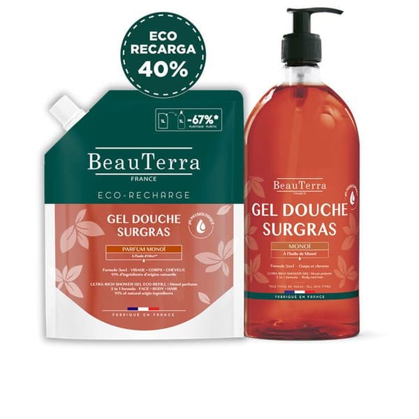 Duschgel MONOI GEL + FÖRPACKNING 2 st