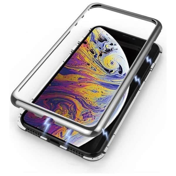 Celly-Attraction Skyddsfodral IP XS Max Silver