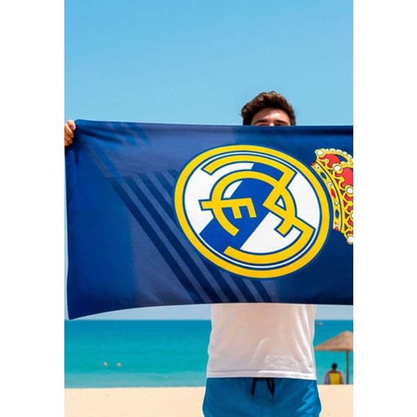 Strandhandduk - CERDA - Real Madrid - 70 x 140 cm - Sköld - Polyester