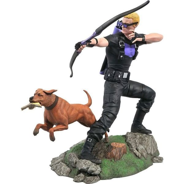 Statuett - Diamond Select - Hawkeye - Noir - Plast - Resin