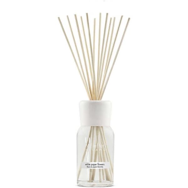 DOFTSPRIDARE MED STICKOR 500ML VIT PAPPER BLOMMOR