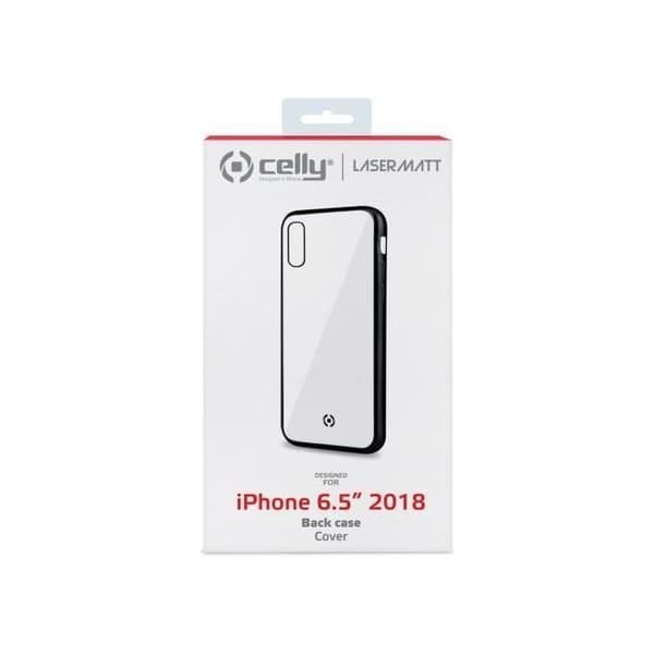 Celly-LaserMat iPhone XS Max Svart