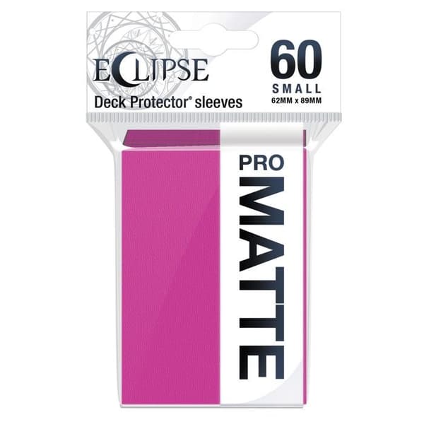 Ultra Pro - Eclipse Matte 60-pack kortskydd små format Ljusrosa (62 x 89 mm)
