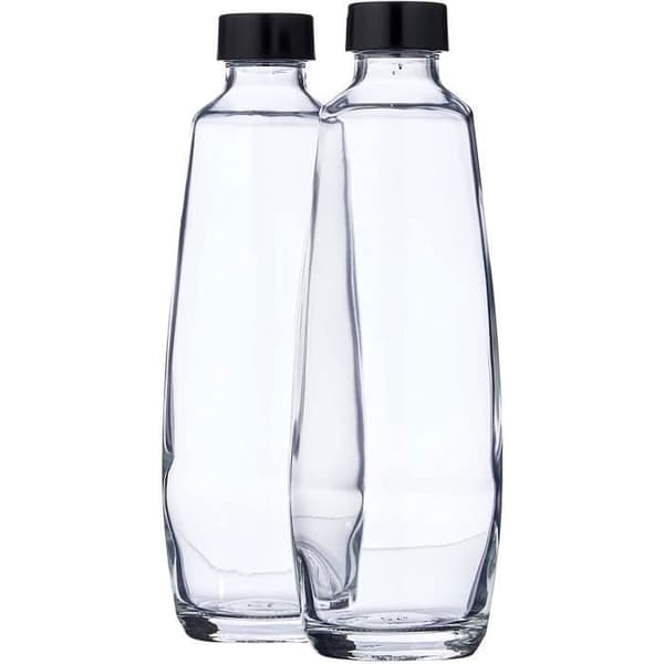 Glasflaskor - SodaStream - DUO - 2-pack - 1L - Diskmaskinskompatibla