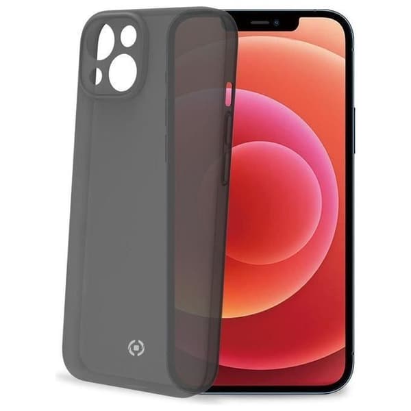 Coque - CELLY - IPH14 Max - Svart - Flexibel - Stötskydd