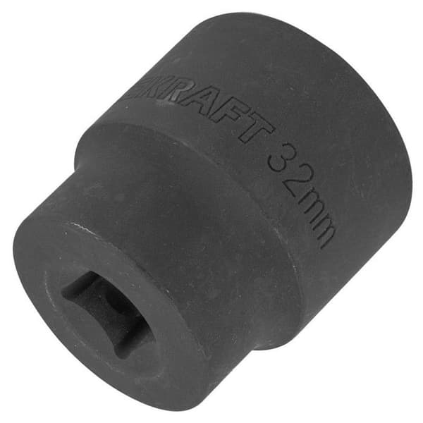 Kort 6-kantig hylsa 32 mm (1/2")