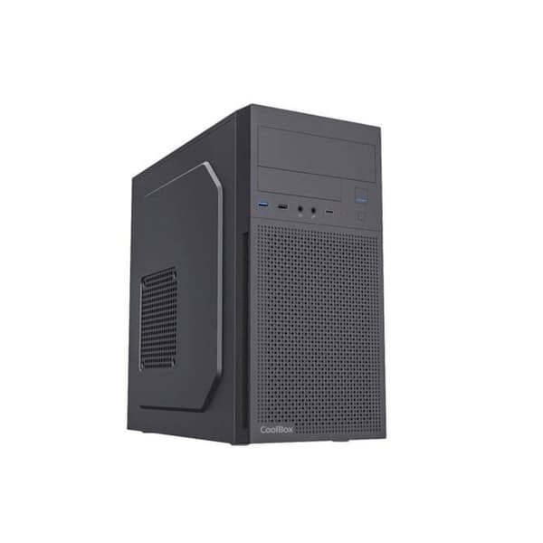 CoolBox M680 MicroATX PC-chassi USB-C 3.2 Gen1 500W strömförsörjning