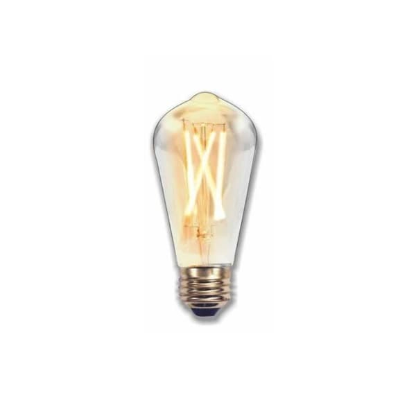 Dekorativ LED-lampa - SILVER ELECTRONICS - PERA - 2W (motsv. 20W) - E27 - 2200K