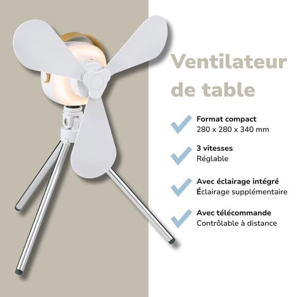 Lifetime Luftventilator USB Uppladdningsbar