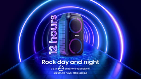 Mobilt högtalare - HISENSE - Bluetooth - Max 160 W