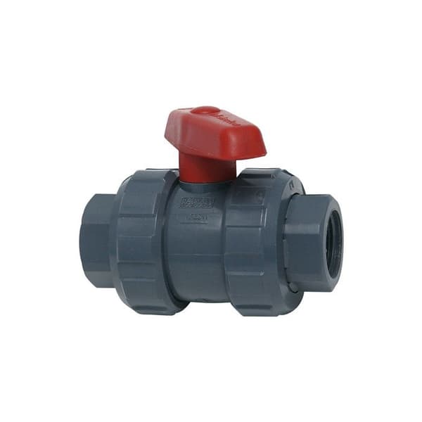 PVC kulventil 1/2" aqua co