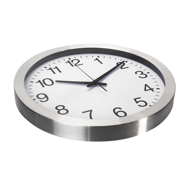 Väggklocka i aluminium - à_, 40, Cm