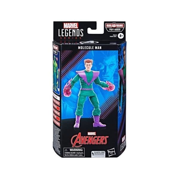 Figur - HASBRO - Puff Adder BAF: Molecule Man - 15 cm - Exakta detaljer - Samling