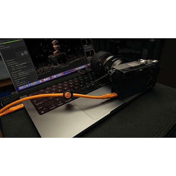 Tether Tools TetherPro Optima 10G USB-C, 9,4 m (31 ft), Rak till Rak, Orange hög synlighet